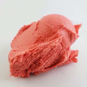 Hindbærsorbet is